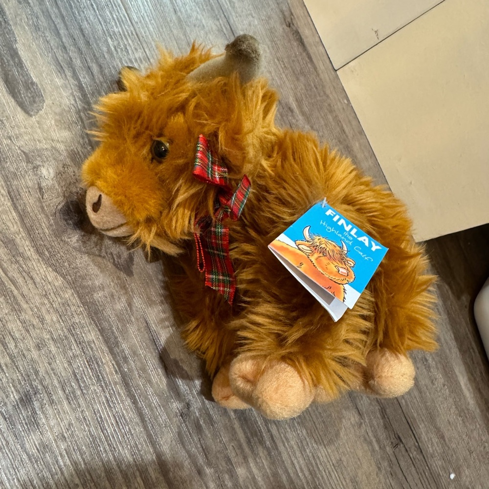 Finlay Highland Cow Plush from Scotland NWT
